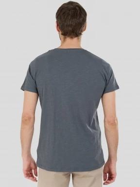 Fundango Jaggy II Structured T-shirt for men in grey 3