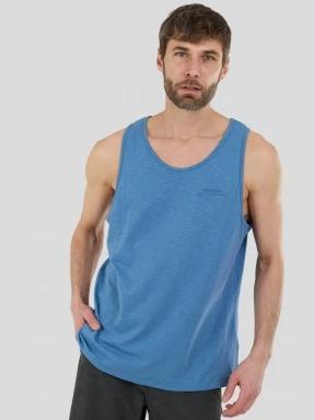 Fundango Drake Tank-T for men in blue 1