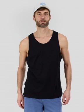 Fundango Drake Tank-T for men in black 1