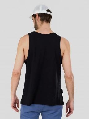 Fundango Drake Tank-T for men in black 3