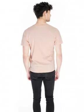 Fundango Basic T Logo 6 for men in pink 3