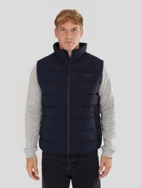 Fundango Vance Padded Vest for men in dark blue 1