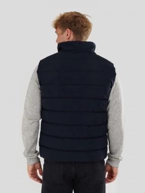 Fundango Vance Padded Vest for men in dark blue 3