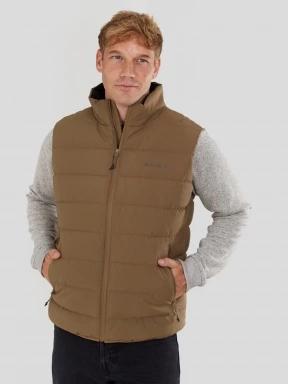 Fundango Vance Padded Vest for men in brown 1