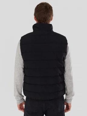 Fundango Vance Padded Vest for men in black 3
