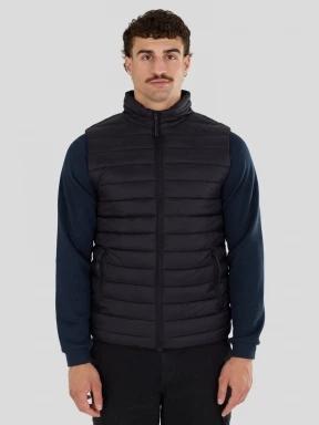 Fundango Flint Padded Vest for men in black 1