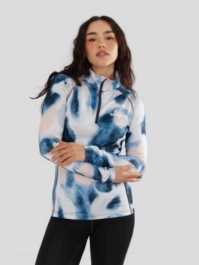 Fundango Yade II Baselayer Top for women in blue 1