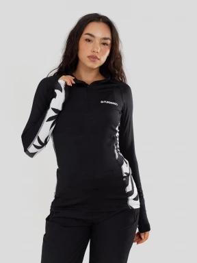 Fundango Yade II Baselayer Top for women in black 1