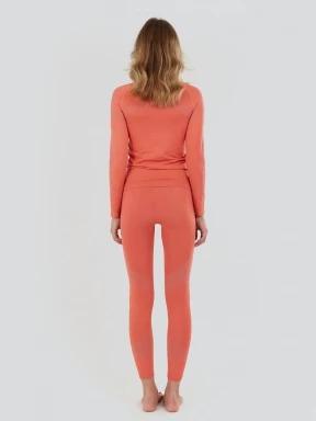 Fundango Seamless Baselayer Set for women in pink 3