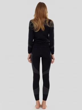 Fundango Seamless Baselayer Set for women in black 3
