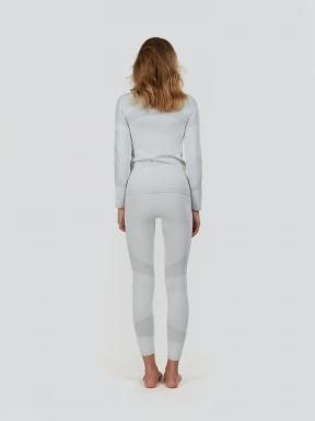 Fundango Seamless Baselayer Set for women in white 3