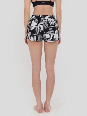 Fundango Elderberry Boardshorts for women in black 3