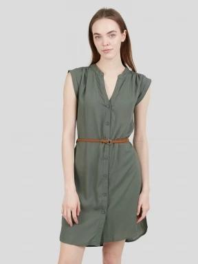 Fundango Mona Dress for women in oliv 1