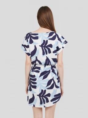 Fundango Palmetta Dress for women in blue 3