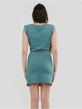 Fundango Sagitta Dress for women in green 3