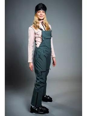 Fundango SAKURA BIB Pants for women in oliv 1