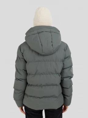 Fundango Amber Padded Jacket for women in green 3
