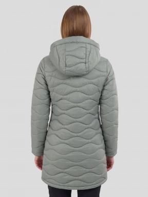 Fundango Nordwave Long Jacket for women in green 3
