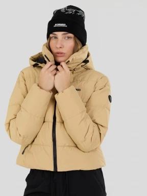 Fundango Amber Cropped Jacket for women in yellow 3