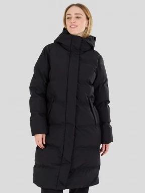 Fundango Cosycoat Long Padded Jacket for women in black 1
