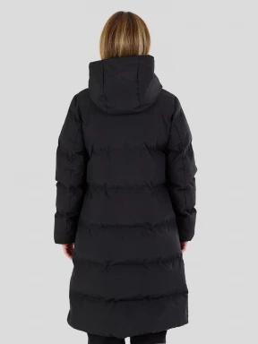 Fundango Cosycoat Long Padded Jacket for women in black 3