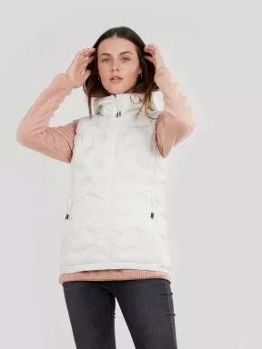 Fundango Alsea Vest for women in white 1