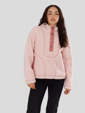 Fundango Juniper Pile Jacket for women in pink 1