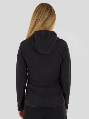 Fundango Nigata Full Zip Hoodie for women in black 3