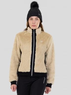 Fundango Marigold Shearling Jacket for women in sand 1