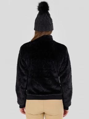 Fundango Marigold Shearling Jacket for women in black 3