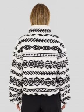 Fundango Pacha Fleece Jacket for women in white 3