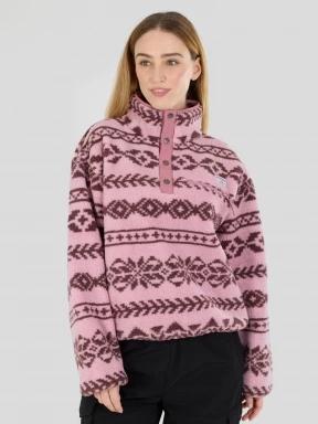 Fundango Pacha Fleece Jacket for women in pink 1