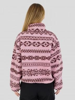 Fundango Pacha Fleece Jacket for women in pink 3