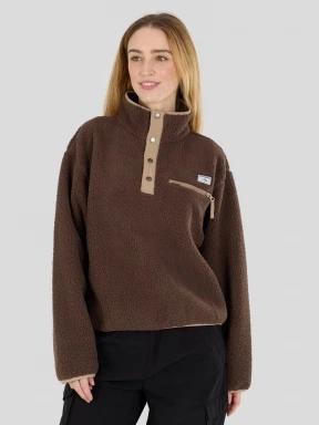 Fundango Pacha Fleece Jacket for women in brown 1