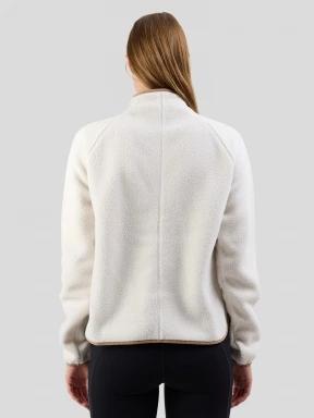 Fundango Roselake Pile Jacket for women in white 3