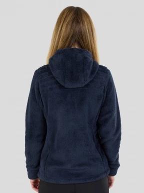 Fundango Zealand Plush Pile Jacket for women in dark blue 3