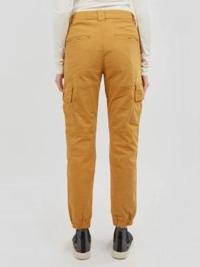 Fundango Alina Cargo Pants for women in yellow 3