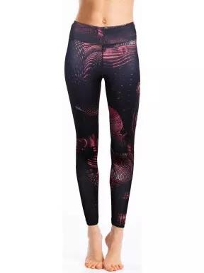 Fundango Leggings Print for women in black 1