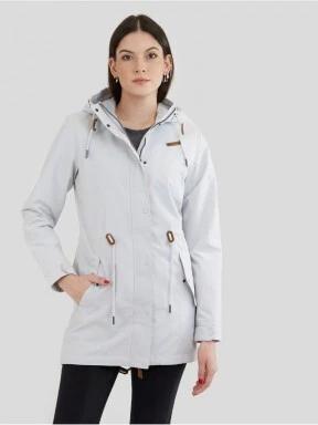 Fundango Tapara Waterproof Jacket for women in white 1