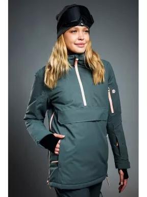 Fundango BIRCH Anorak for women in oliv 1
