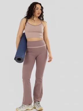 Fundango Flare Leggings for women in brown 1