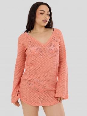 Fundango Shoreline Cover-up for women in orange 1