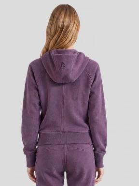 Fundango Coreline Full-Zip Sweater for women in purple 3