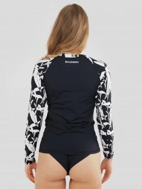 Fundango Joyce Long Sleeve Rashguard for women in black 3