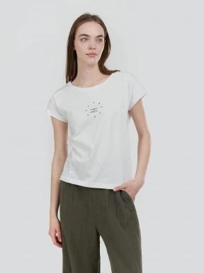 Fundango Lima T-shirt for women in white 1