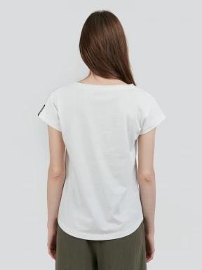 Fundango Lima T-shirt for women in white 3