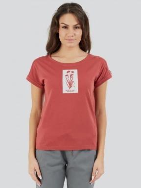 Fundango Lima T-shirt for women in red 1