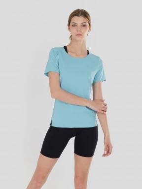 Fundango Hanabi T-shirt for women in light blue 1