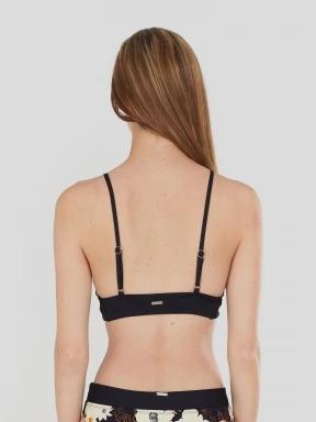 Fundango Sahara V-neck Cami Top for women in black 3