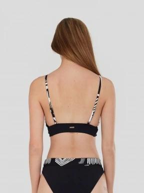 Fundango Sahara V-neck Cami Top for women in black 3